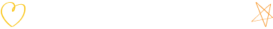 announcement bar doodles with heard and stars